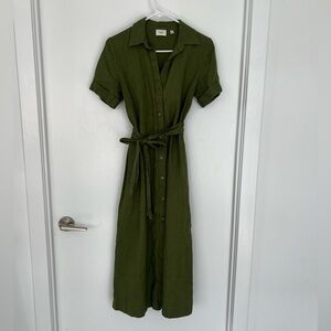 Aritzia Wilfred Eleta Linen Dress, XS